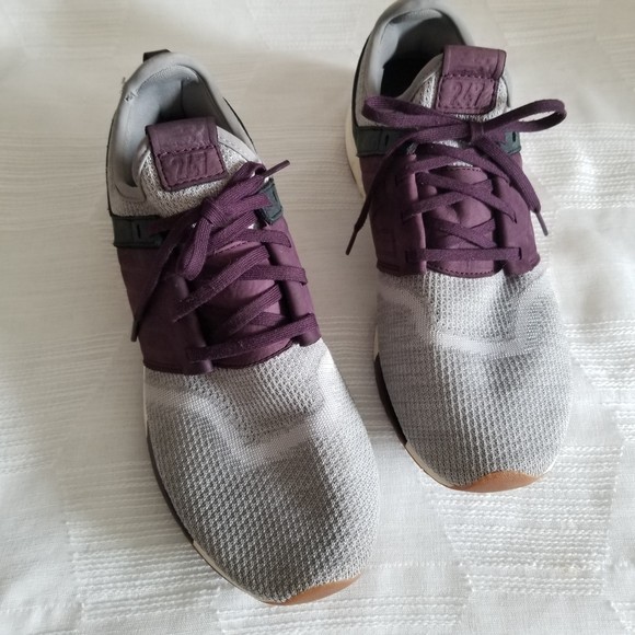 New Balance 247 Rev Lite Men's Sneaker Grey Purple Green - Picture 2 of 7
